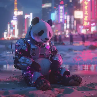 Cyberpunk Apple Watch wallpaper