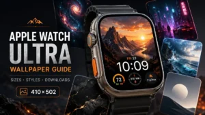 Apple Watch Ultra Wallpaper Guide: Sizes, Styles, Downloads