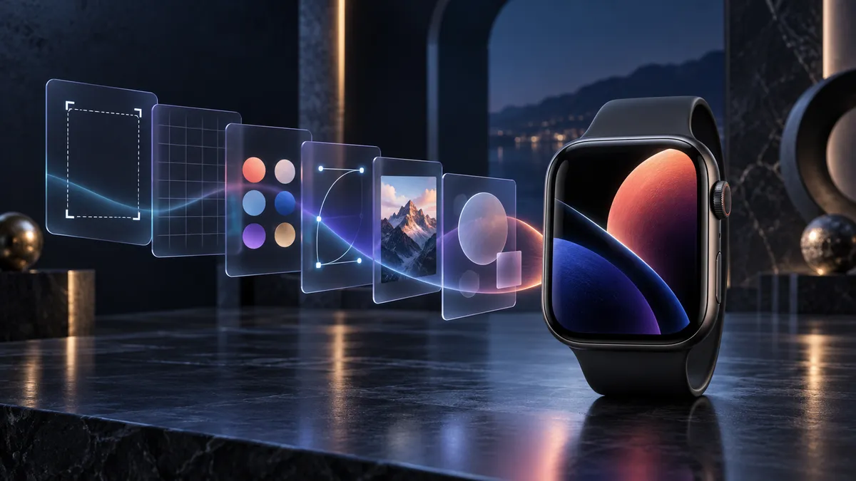 How to make Apple Watch wallpaper DIY design tools