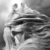 Classical sculpture dramatic Apple Watch wallpaper